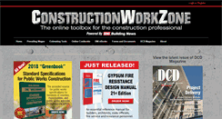 Desktop Screenshot of constructionworkzone.com